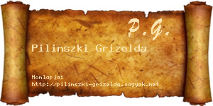 Pilinszki Grizelda névjegykártya